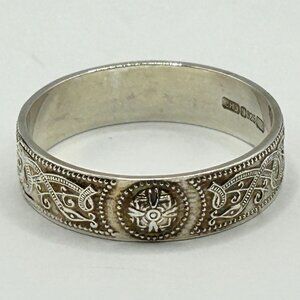 Sterling Silver 9mm Band Celtic Warrior Men's Ring Size 13.5 - My Irish Jeweler